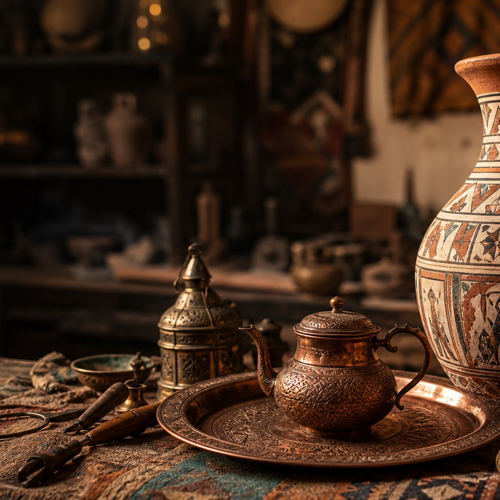 معلقة رمضان فانوس أزرق صغير